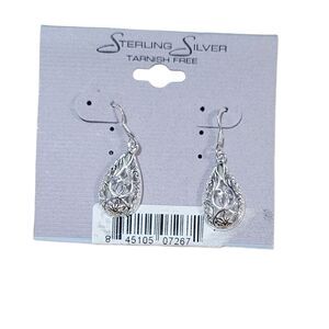 Sterling Silver Tear Drop Earrings